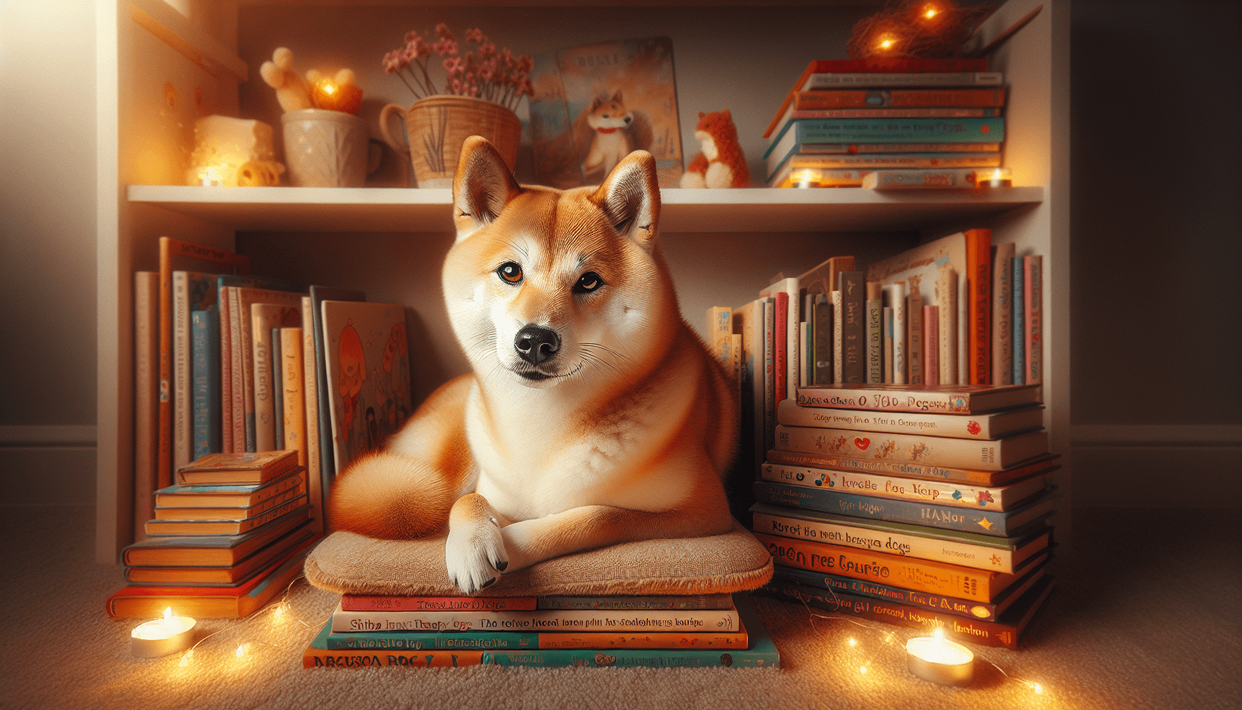 A rescue dog transforming from shelter life to beloved therapy reading companion