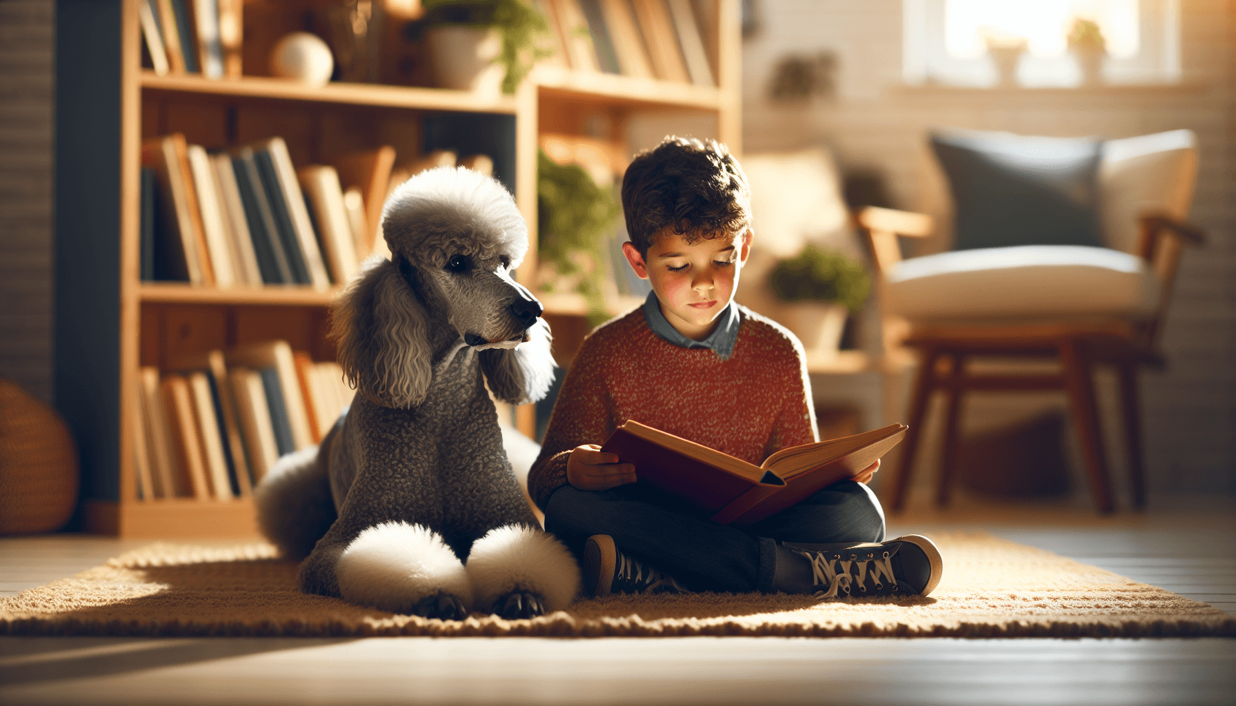 A Golden Retriever getting paw care during winter months