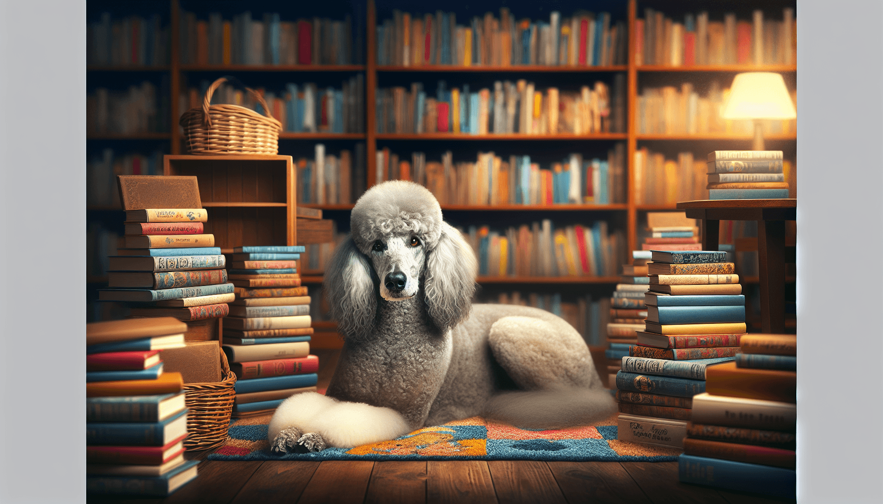 Scientific illustration of a child's brain lighting up while reading to a therapy dog