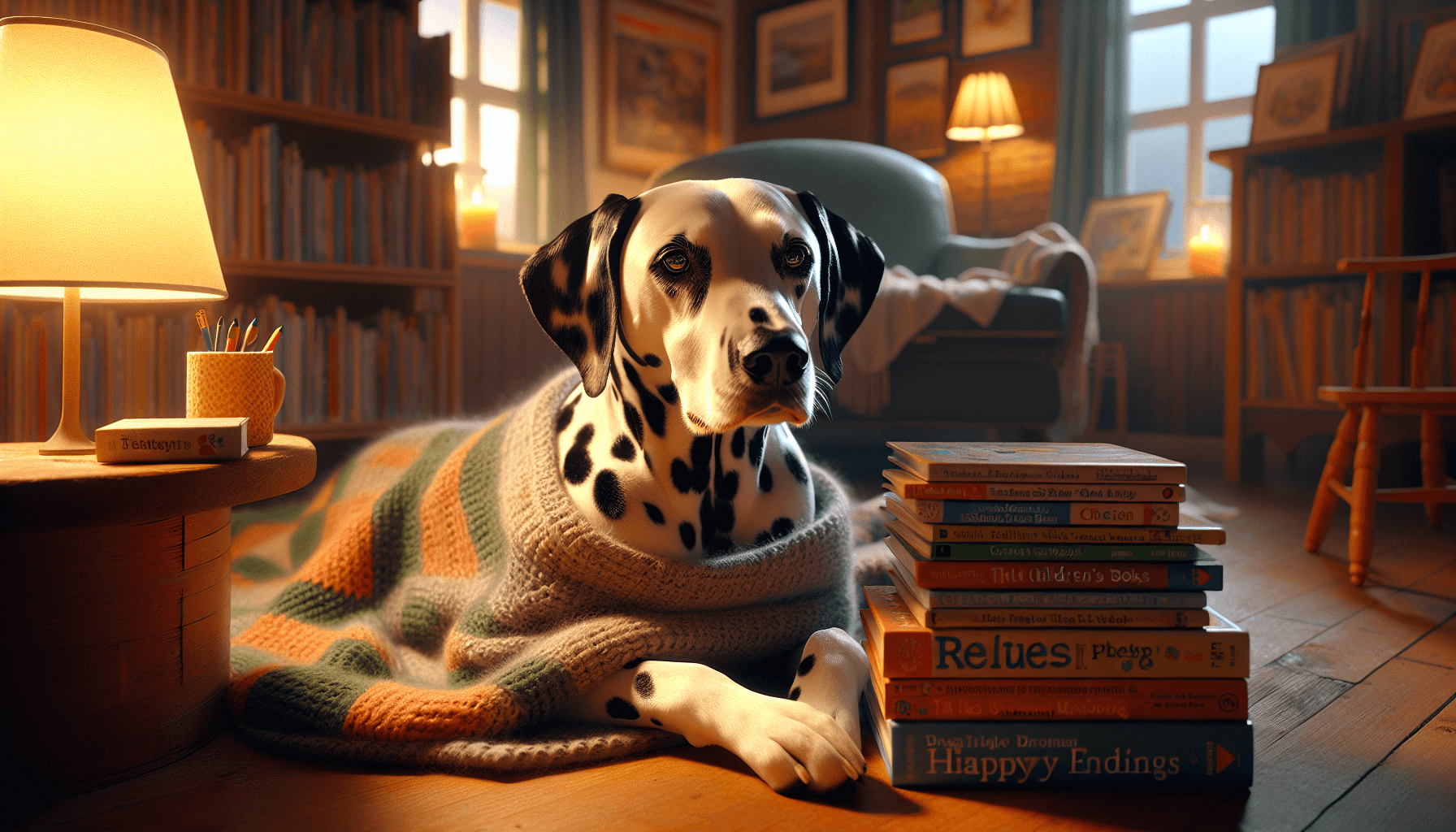 A family meeting a potential therapy dog at an animal shelter